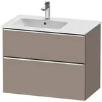 Duravit D-Neo Waschtischunterbau f&uuml;r Becken links 81 x 62,5 cm, 2 Ausz&uuml;ge,...