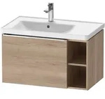 Duravit D-Neo Waschtischunterbau 78,4 x 44 cm, 1 Auszug und rechts offene...