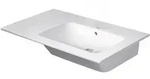 Duravit ME by Starck Waschtisch 83 x 49 cm, mit &Uuml;berlauf, ohne Hahnloch, Becken