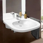 Villeroy & Boch Vicare Waschtisch 61 x 55 cm, Badkeramik, 41196001, wei&szlig; alpin