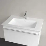Villeroy & Boch Venticello Schrankwaschtisch 80 x 50 cm, mit 1 Hahnloch, mit