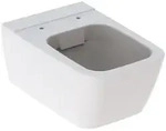 Geberit iCon Square Wand-WC Tiefsp&uuml;ler ohne Sp&uuml;lrand 201950000, Badkeramik, wei&szlig;