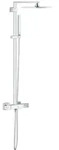 GROHE Euphoria Cube Duschsystem mit Thermostatbatterie, Badarmaturen, 26087000, chrom
