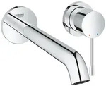 GROHE Essence New 2-Loch Waschtischbatterie mit langem Auslauf, Badarmaturen,