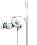 GROHE Eurosmart Cosmopolitan AP Einhand-Wannenarmatur mit Brauseset, Badarmaturen,