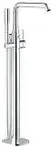 GROHE Essence New Einhand-Wannenbatterie freistehend, Badarmaturen, 23491001, chrom