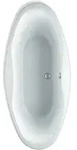 Mauersberger Oval-Badewanne Ubesa 180 x 80 cm, Badewannen, 1318000120PG, pergamon
