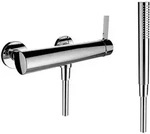 LAUFEN Kartell Einhand-Duschemischer mit Handbrause, Badarmaturen, H3313370041411,