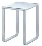 Keuco Plan Hocker 14982010037, Accessoires, chrom/lichtgrau RAL 7035