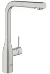 GROHE Essence New Einhand-Sp&uuml;ltischbatterie mit herausziehbarer Dual...