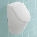 Villeroy & Boch Subway Absaug-Urinal f&uuml;r Deckel, Zulauf verdeckt, Badkeramik,