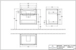 Villeroy & Boch Subway 2.0 Waschtischunterschrank XXL 63,7 cm, Griffe chromfarbig