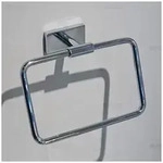 Duravit Karree Handtuchring, Accessoires, 0099611000, chrom