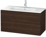 Duravit L-Cube Waschtischunterbau wandh&auml;ngend mit 2 Ausz&uuml;gen, 102 x 48,1 cm,