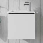 Duravit L-Cube Waschtischunterbau wandh&auml;ngend mit 1 T&uuml;r, Anschlag links 42 x 29,4