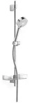 Hansa HANSABASICJET Wandstangen-Set 72 cm, Badarmaturen, 44780133, chrom