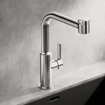 Hansa HANSARONDA Sp&uuml;ltisch-Einhand-Einlochbatterie, K&uuml;chenarmaturen, chrom