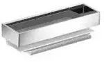 Keuco EDITION 11 Duschkorb mit Glasabzieher, Accessoires, 11159010000, chrom/silber