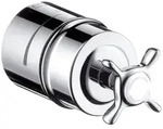 AXOR Montreux Fixfit Schlauchanschluss mit Abstellventil, Badarmaturen, chrom