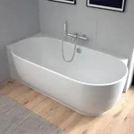 Duravit Luv Badewanne Ecke links 185 x 95 cm, Badewannen, 700431000000000, wei&szlig;