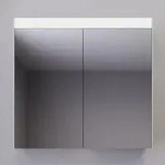 Duravit Licht & Spiegel Spiegelschrank "Best" - Version, 2 T&uuml;ren, 81 x 76 cm,
