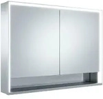 Keuco Royal Lumos Wandvorbau Spiegelschrank 100 x 73,5 cm, offene Ablage 14304171301,
