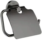GROHE Essentials WC Papierhalter mit Deckel 40367001, Accessoires, hard graphite