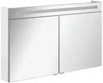 Fackelmann B.clever LED Spiegelschrank 120 cm mit 2 T&uuml;ren, Badm&ouml;bel, 82993,