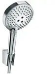 hansgrohe Raindance Select S Brausehalterset 120 3jet P mit Brauseschlauch 125 cm,
