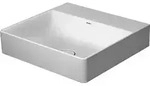 Duravit DuraSquare Waschtisch geschliffen ohne Hahnloch, 50 x 47 cm, Badkeramik,