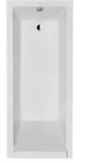 Duravit Starck Badewanne Rechteck 160 x 70 cm 700333, Badewannen, wei&szlig;
