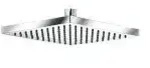 Kludi A-QA Kopfbrause 20 x 20 cm 6653005-00, Badarmaturen, chrom