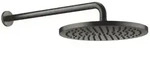 Dornbracht Regenbrause &Oslash; 30 cm mit Wandanbindung, Badarmaturen, dark platinum