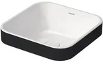 Duravit Happy D.2 Plus Aufsatzbecken 40 cm wei&szlig;/anthrazit matt, ohne...