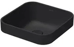 Duravit Happy D.2 Plus Aufsatzbecken 40 cm anthrazit matt, ohne &Uuml;berlauf, ohne