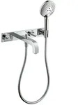 AXOR Citterio Fertigset 3-Loch Wandarmatur UP f&uuml;r Wanne mit Hebelgriff,