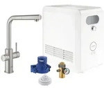 GROHE Blue Professional L-Auslauf Kit, Mousseurauslauf herausziehbar,