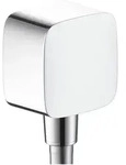 hansgrohe Fixfit Schlauchanschluss mit R&uuml;ckflussverhinderer und Kunststoffwinkel