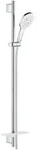 GROHE Rainshower SmartActive 130 Brausestangenset, 3 Strahlarten, Brausestange 90 cm,