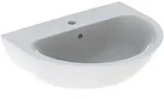 Geberit Renova Waschtisch 60 x 48 cm mit Hahnloch und &Uuml;berlauf, Badkeramik,