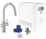 GROHE Blue Professional C-Auslauf Kit, Mousseurauslauf herausziehbar 31325002,