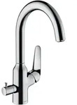 hansgrohe Focus M42 Einhebel-K&uuml;chenmischer 220, Ger&auml;teabsperrventil, 1jet,