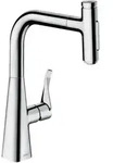 hansgrohe Metris Select M71 Einhebel-K&uuml;chenmischer 240, Ausziehbrause, 2jet,