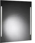 Emco Badezimmerspiegel Premium 60 cm &ndash; Verspiegelter Badezimmerspiegel mit