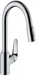 hansgrohe Focus M42 Einhebel-K&uuml;chenmischer 220, Ausziehbrause, 2jet 71800000,