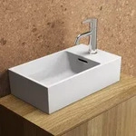 Ideal Standard Extra Handwaschbecken 45 cm, Hahnbank rechts, 1 HL, m. &Uuml;L T373401,