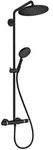hansgrohe Croma Select S Showerpipe 280 1jet mit Thermostat und Handbrause, EcoSmart,
