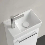 Villeroy & Boch Avento Handwaschbecken 36 x 22 cm, Becken rechts, ohne &Uuml;berlauf,