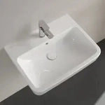 Villeroy & Boch O.novo Aufsatz-Waschtisch 60 x 46 cm mit &Uuml;berlauf, 1 Hahnloch,