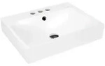 Kaldewei SILENIO Wandwaschtisch 3044 mit 3 Hahnlochbohrungen, 60 cm, Badkeramik,